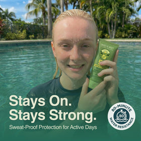 Sages Of The Ages being applied to face in morning routine for gentle protection