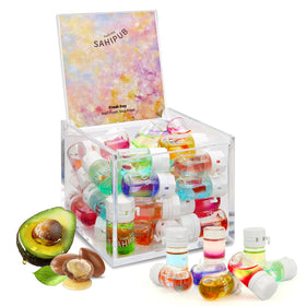 SAHIPUB front packaging showing 40 portable perfume oil bottles for convenient use