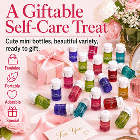 SAHIPUB lifestyle woman outdoors demonstrating portable fragrance and hair-care boost