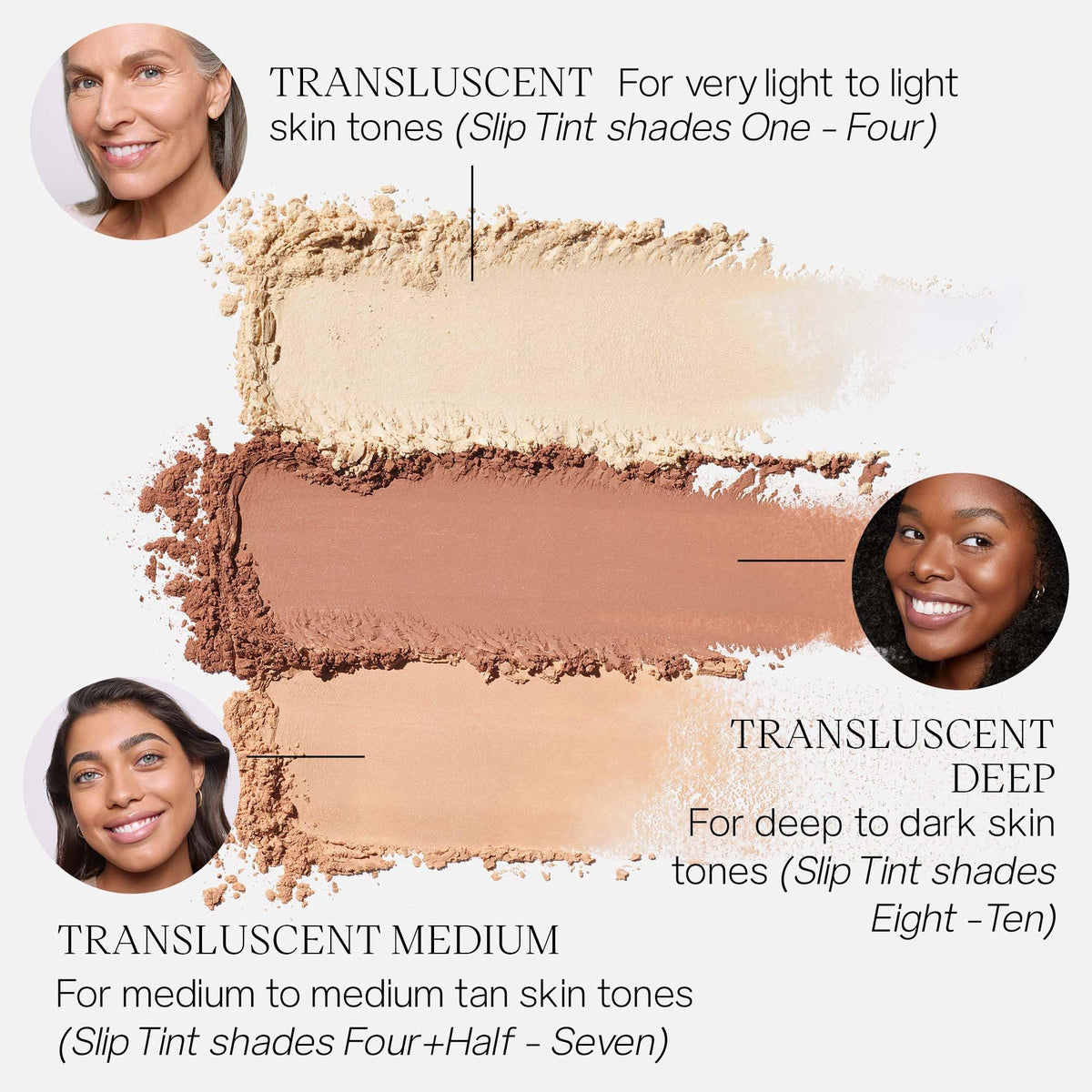Saie applying powder with brush to control shine and set makeup