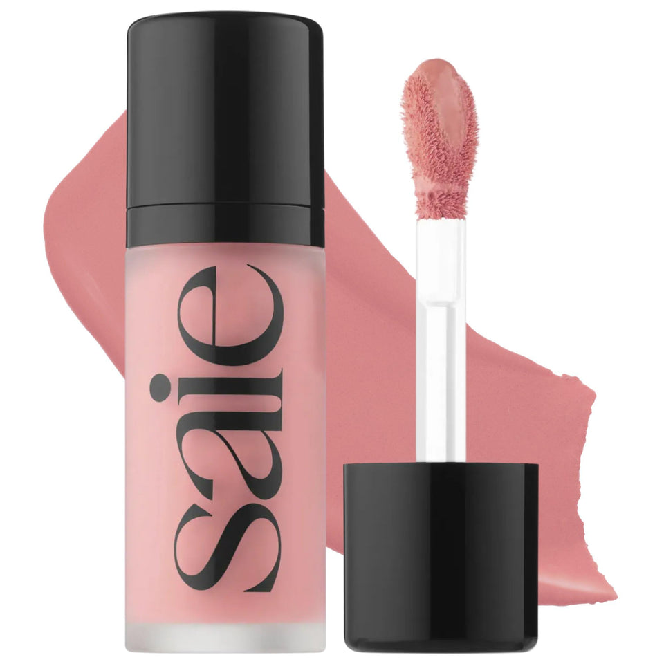 Saie front packaging showing portable blush and clear labeling for easy selection