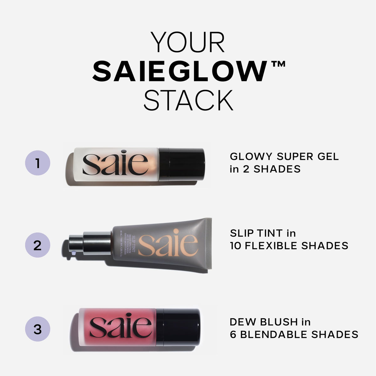 Saie blush in a travel makeup bag for effortless touch-ups