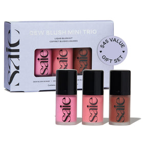 Saie front packaging showing Trio and shade names, perfect for gift-ready presentation