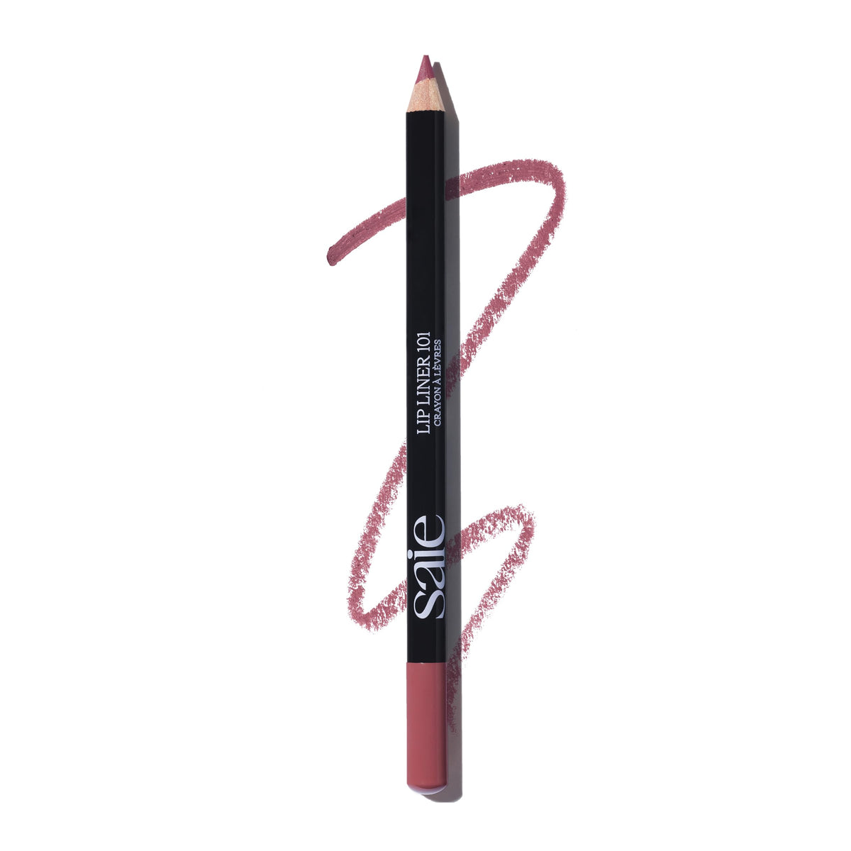 Saie lip liner front packaging shows color and clean minimal design benefits precise choice