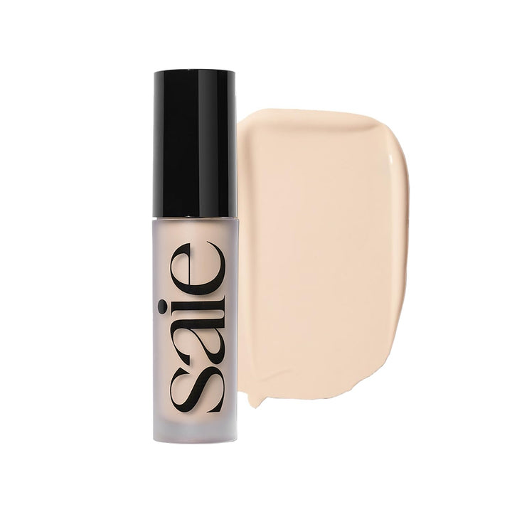 Saie front packaging showing Slip Tint concealer and its natural finish