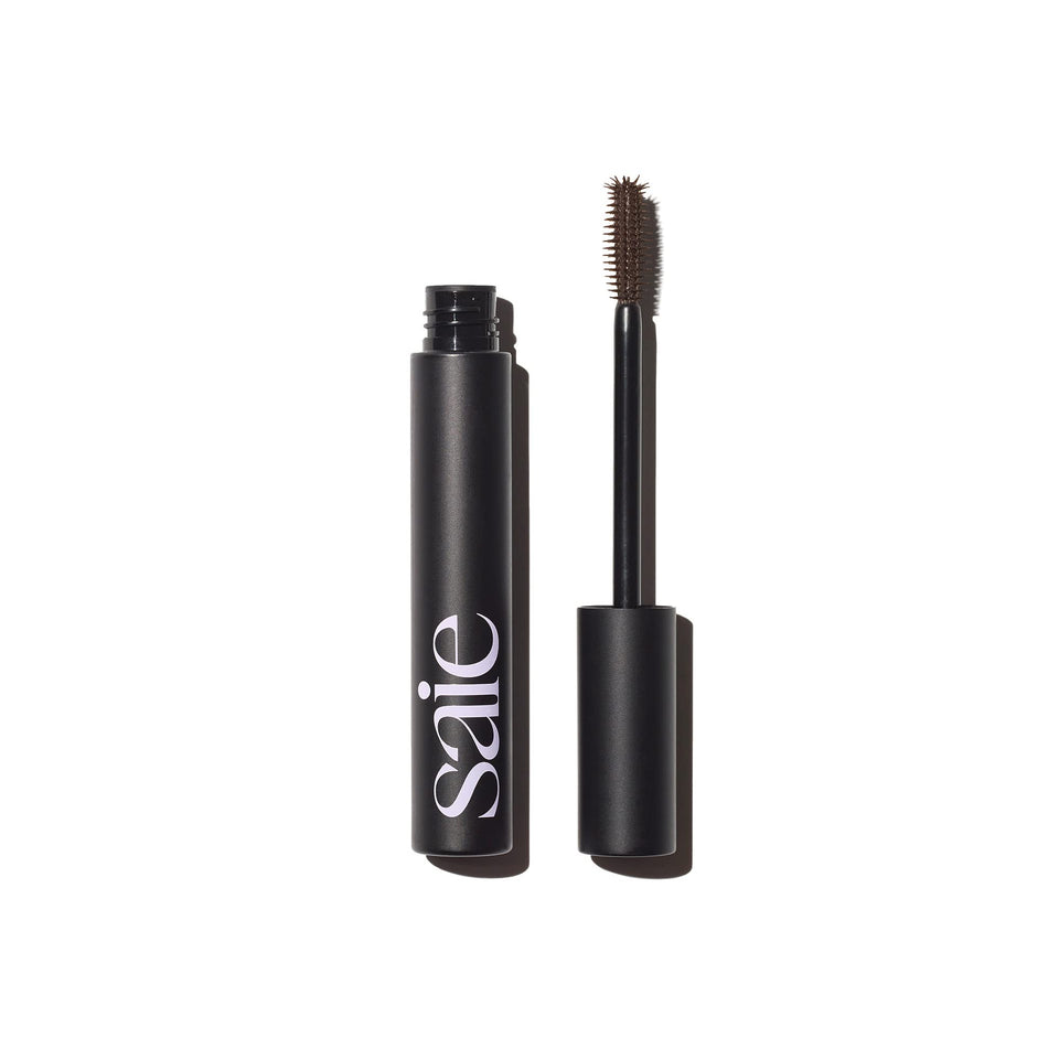 Saie front packaging showing tube and logo for clean look and clarity