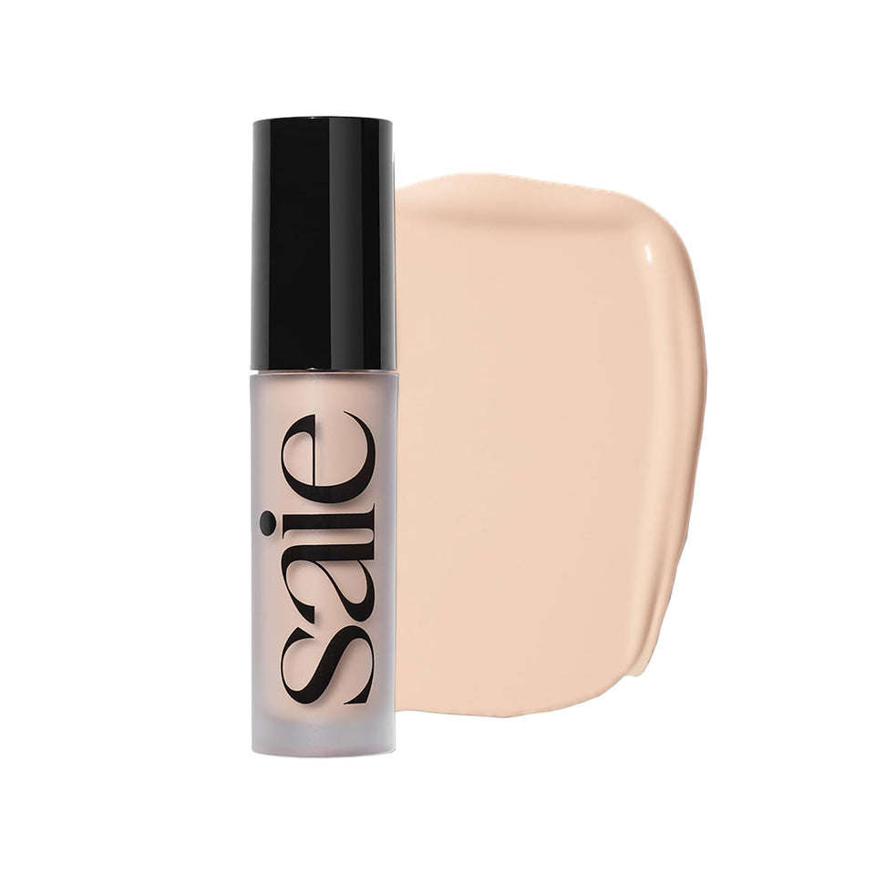 Saie Slip Tint front packaging showing compact tube and brand benefit