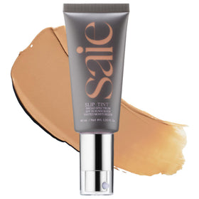 Saie Slip Tint front packaging showing slim bottle and label benefits