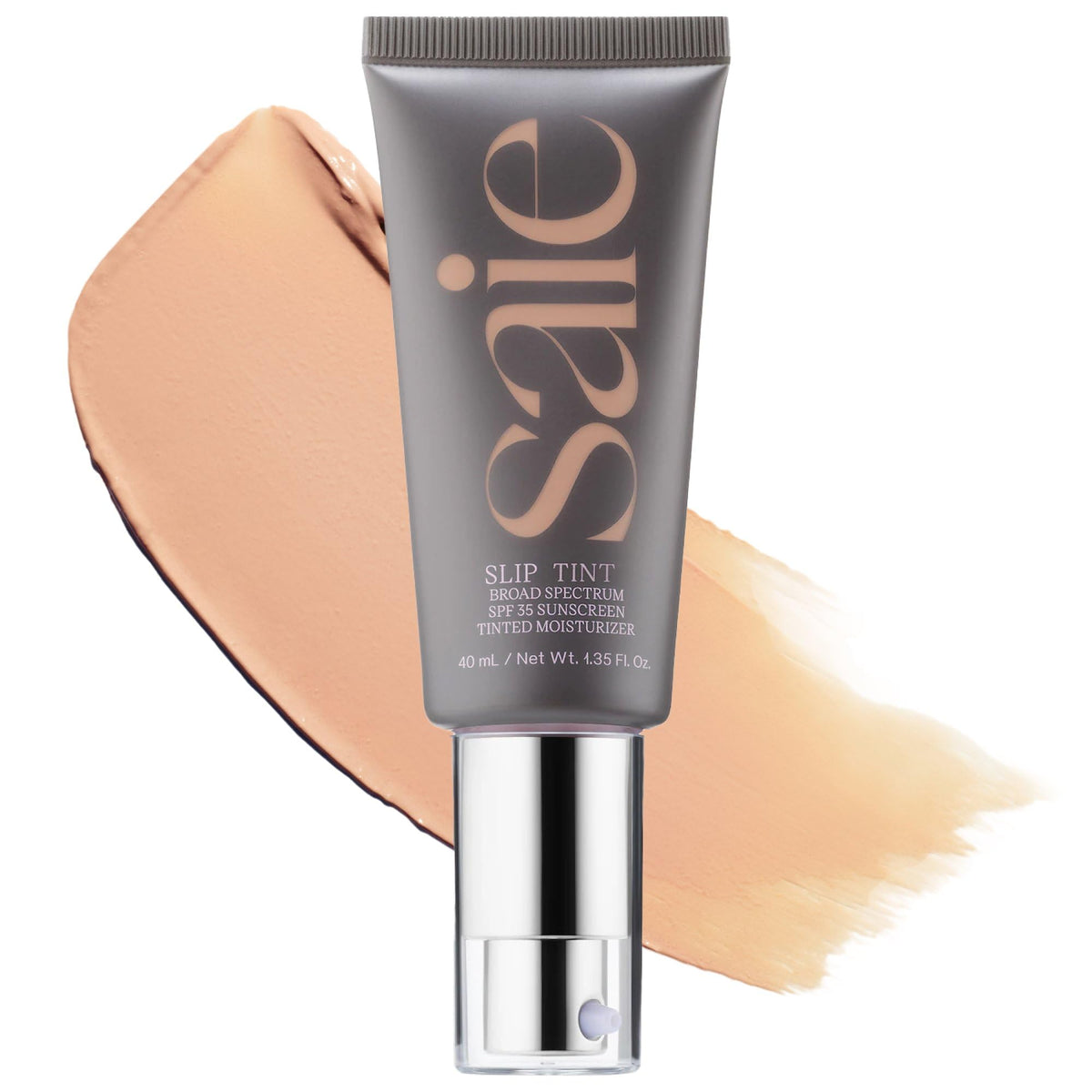 Saie Slip Tint front tube showing clean packaging and easy application benefit