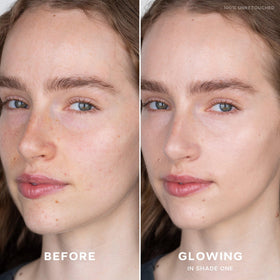 Saie Slip Tint creamy texture close-up conveying hydrating finish