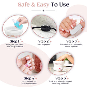 Saint Willo Willowash in bathroom lifestyle setup illustrating salon-quality at-home routine