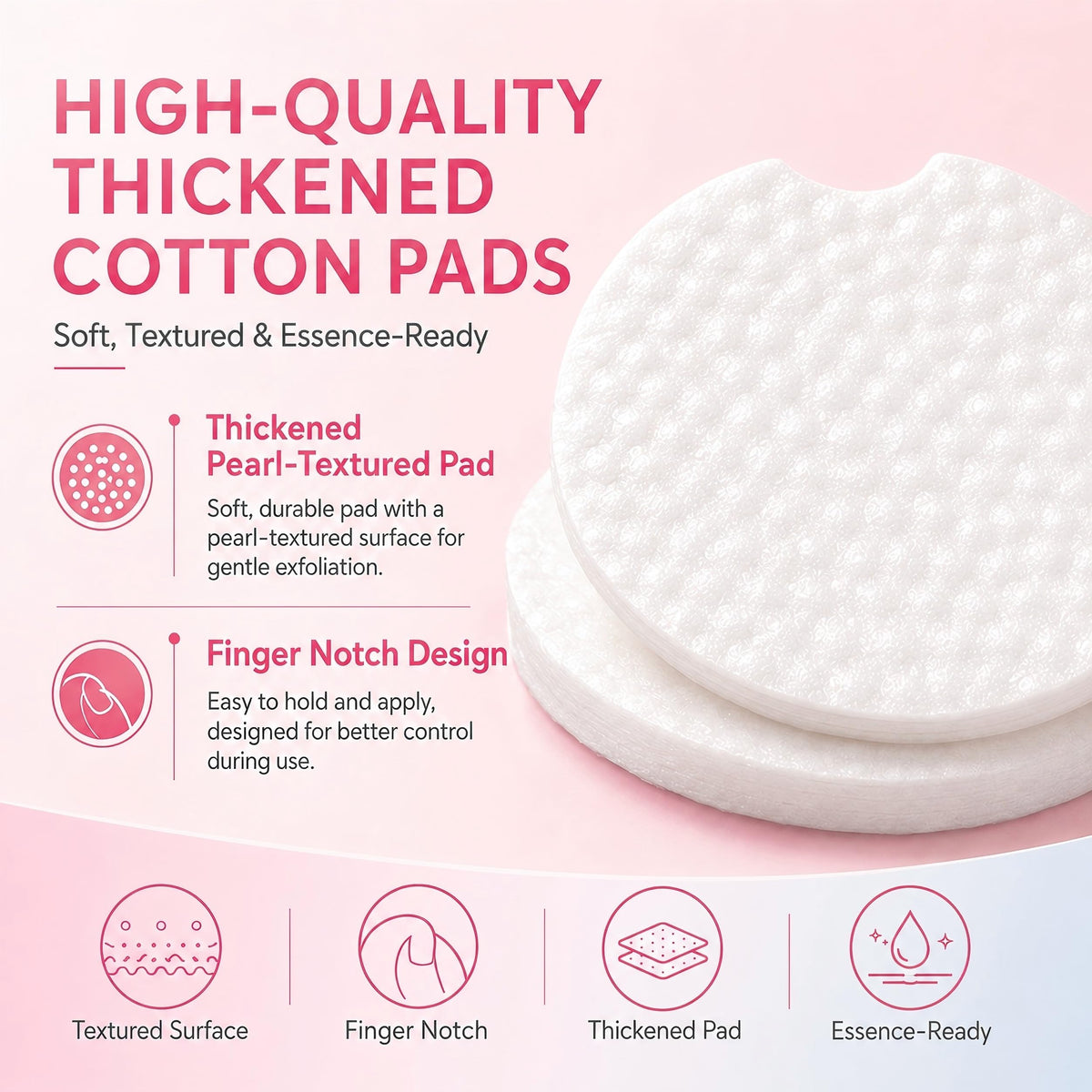 SAISZE pads on bathroom counter in routine setting, suggests daily use