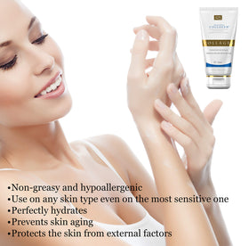 Jar of marine collagen ingredient highlighting Salcoll regenerative benefit