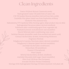 Salée ingredient label closeup showing clean, non-toxic formulation benefits