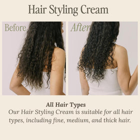 SALEE used to create a slickback, illustrates frizz control and polished finish