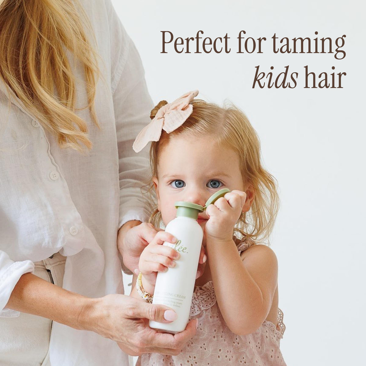 SALEE on hair showing touchable shine, emphasizes glossy natural-looking finish
