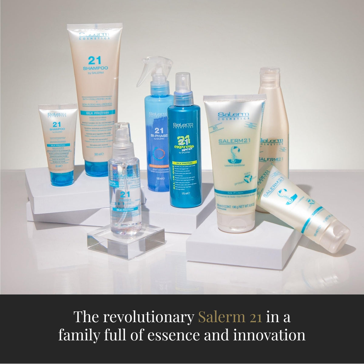 SALERM silk protein depiction highlighting nourishing action