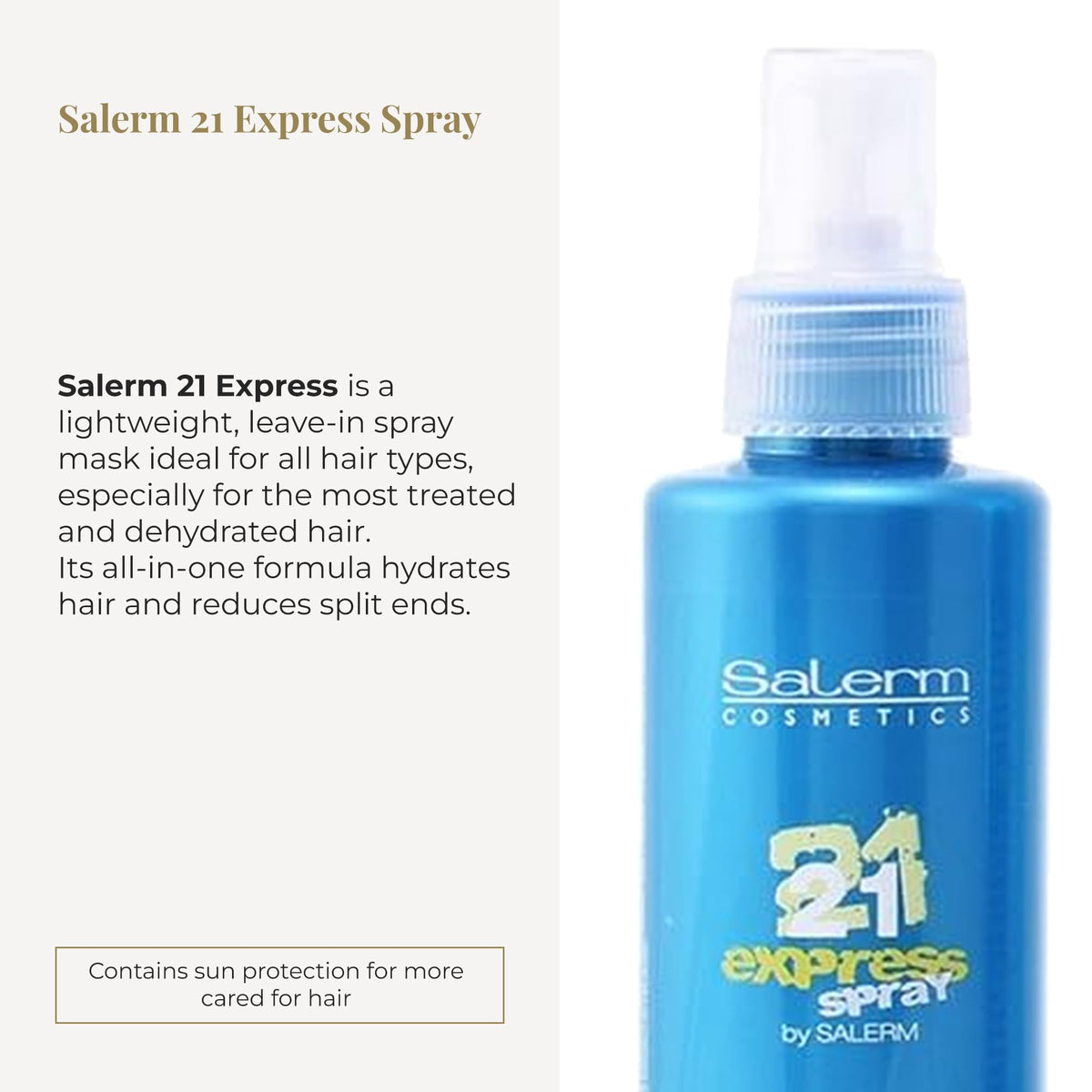 SALERM spray nozzle close-up for easy application benefit