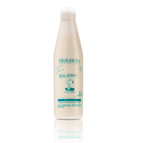 SALERM bottle front view showing product branding and sleek design benefit clarity