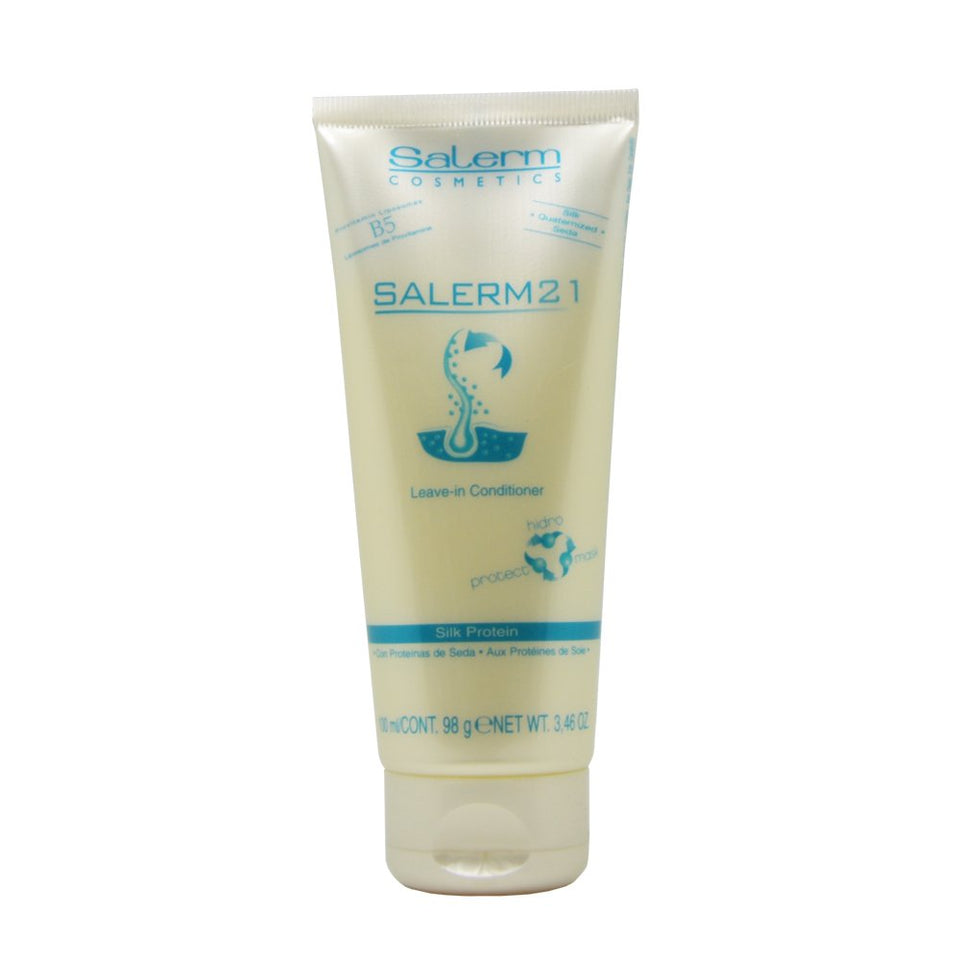 SALERM bottle front view showing label and 3.46 oz size, lightweight conditioning benefit