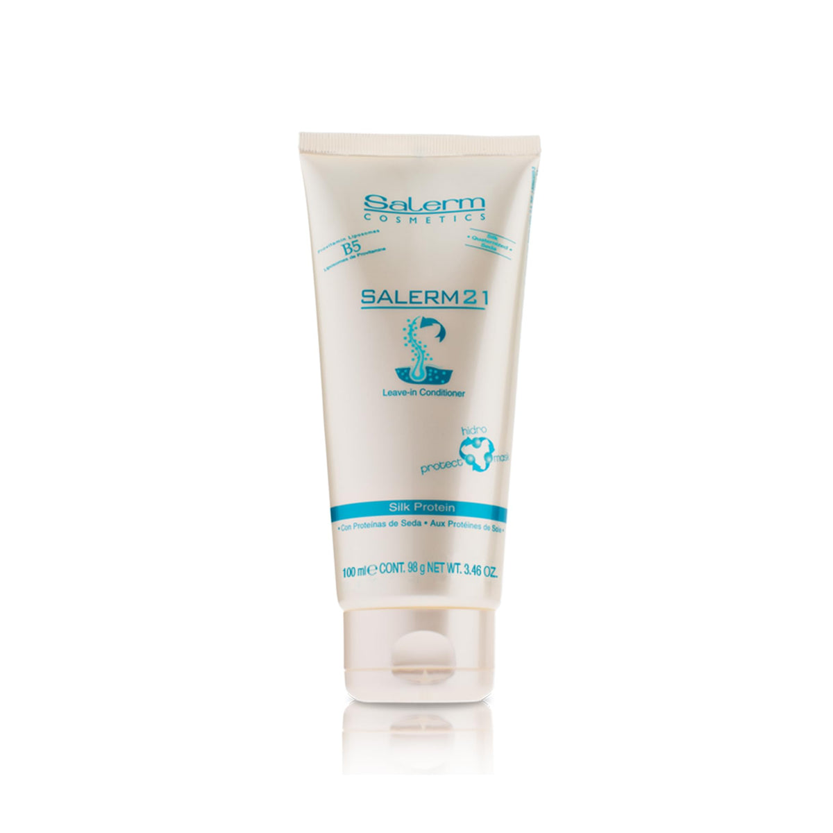 SALERM front packaging showing 100 ml bottle and label benefit