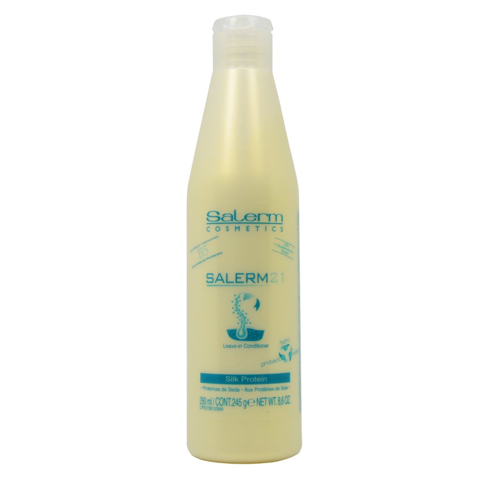 SALERM bottle front view showing label and 8.6 oz size for easy styling