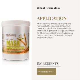 SALERM wheat germ close-up highlighting natural oil and vitamin E benefits