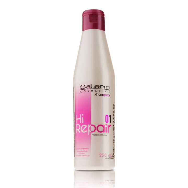 SALERM bottle front view showing 250 ml size and repair benefit