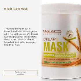 SALERM rich cream texture poured to show hydrating consistency and coverage