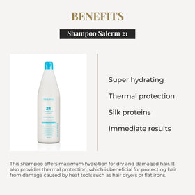 SALERM lather close-up with silk proteins showing smooth texture