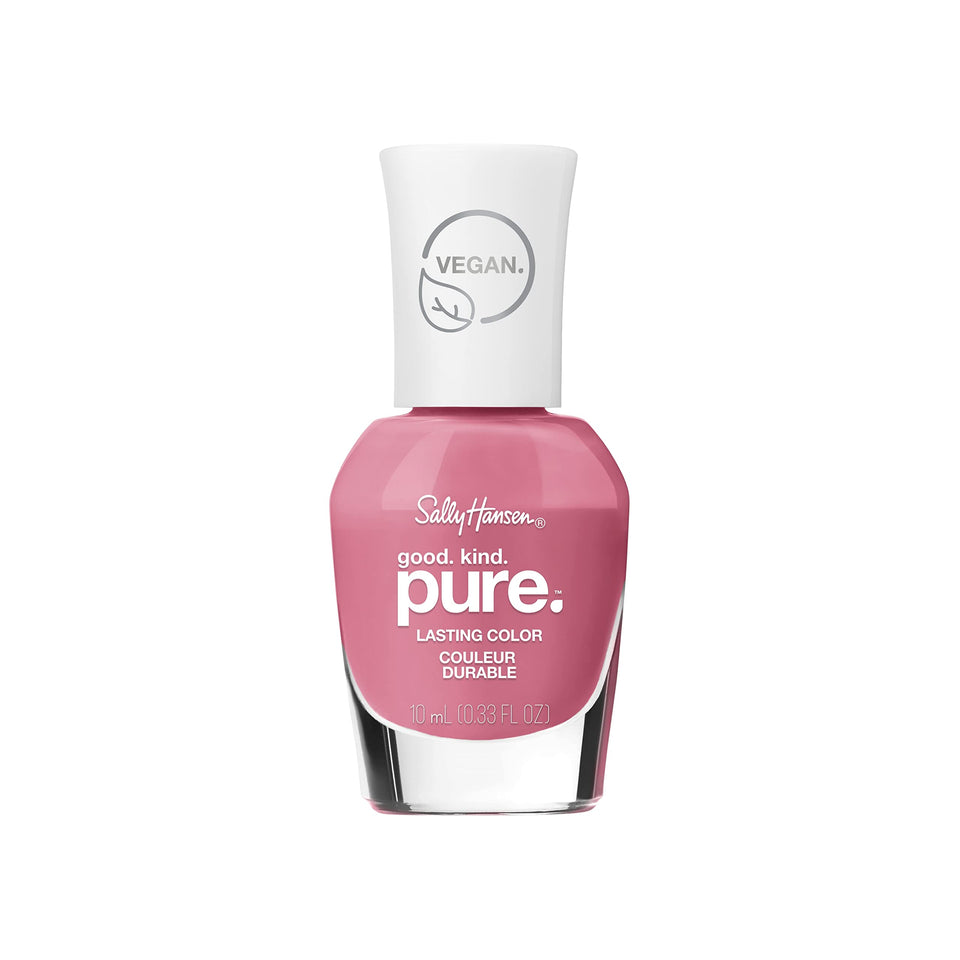 Sally Hansen 224 Rose front bottle showing mauve-pink shade and glossy finish