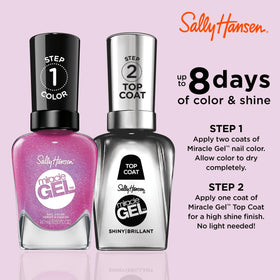 Sally Hansen brush stroke displaying smooth application and opaque coverage benefit