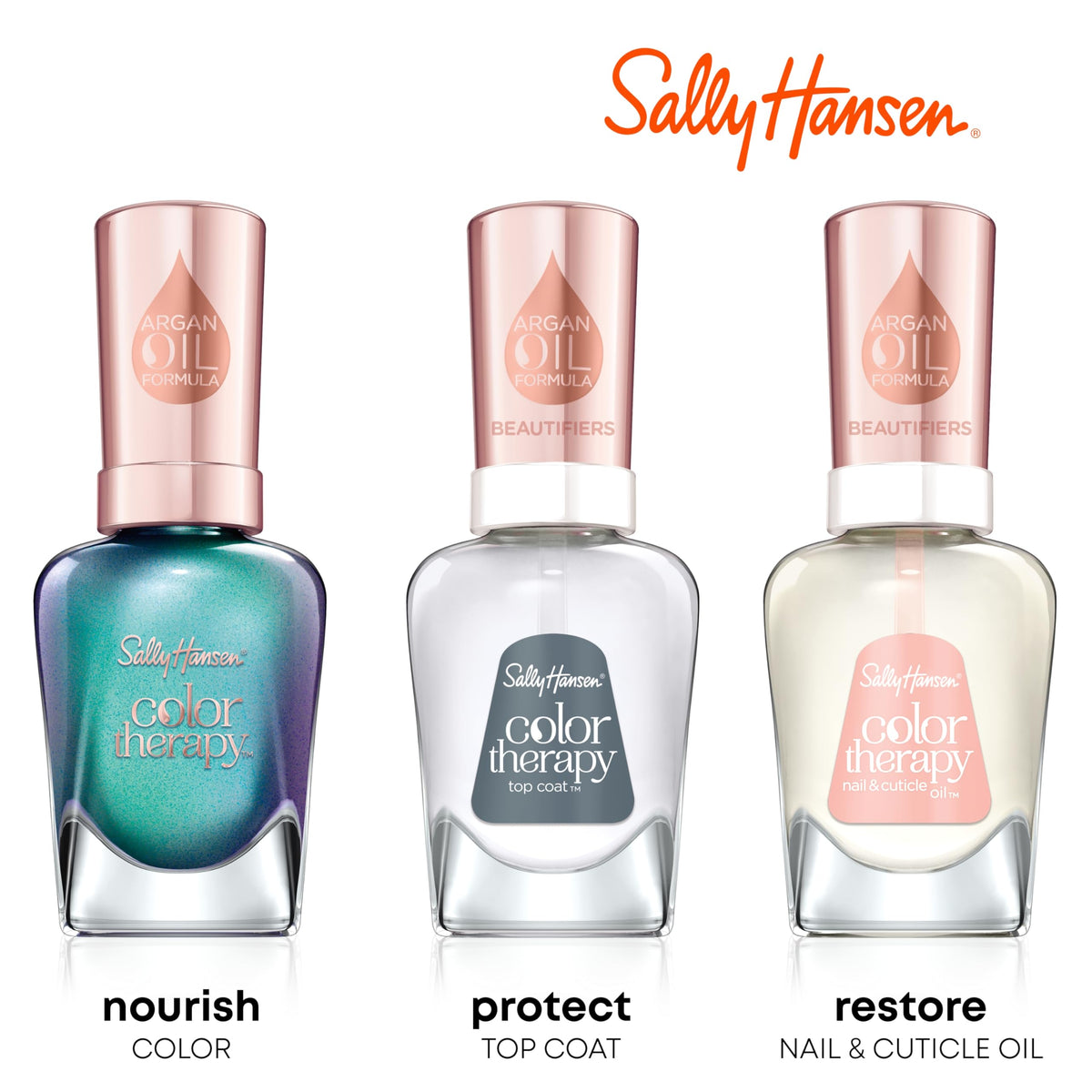 Sally Hansen manicure on desk lifestyle showing wearable polish and elegance