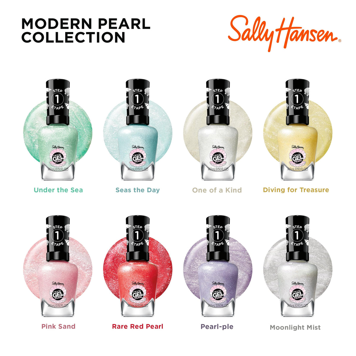 Product label close-up showing Sally Hansen name and ingredient clarity for informed shoppers