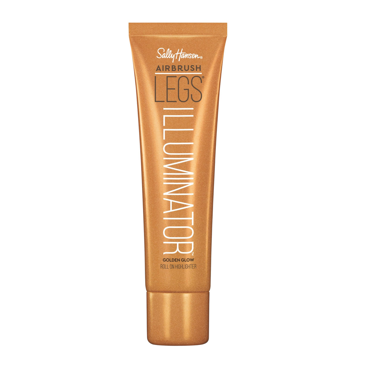 sally hansen front packaging showing bottle and golden glow for instant leg radiance