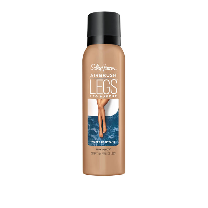 Sally Hansen Airbrush Legs front packaging showing label and Light Glow shade benefit even tone
