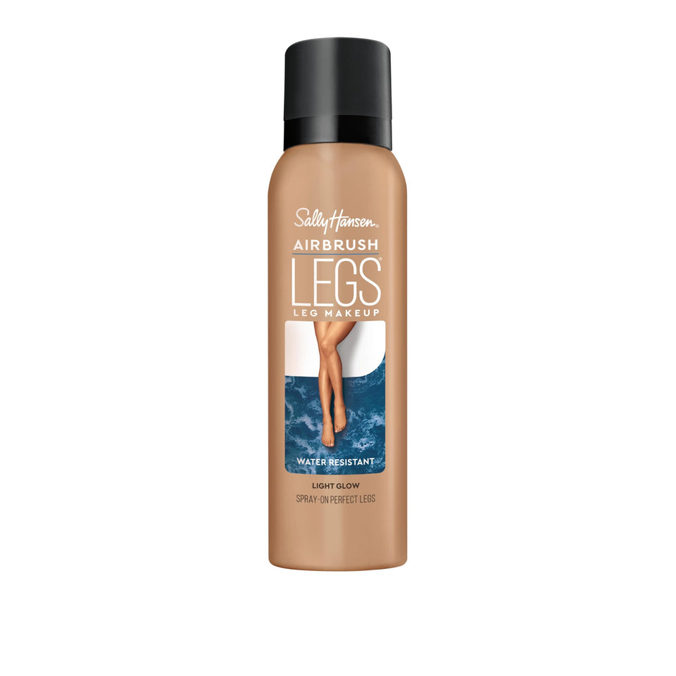 Sally Hansen Airbrush Legs front packaging showing label and Light Glow shade benefit even tone