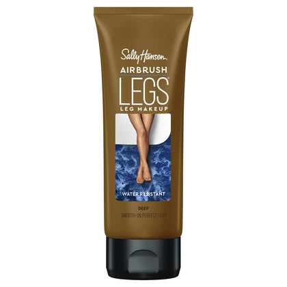 Sally Hansen Airbrush Legs front packaging showing shade Deep and benefits