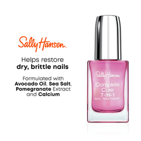 Sally Hansen before and after nails showing stronger, healthier appearance