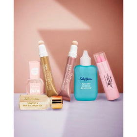 Sally Hansen cuticle oil texture close-up illustrating smooth fast-absorbing hydration