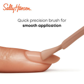 Sally Hansen First Glass being applied as color step, demonstrating easy at-home use