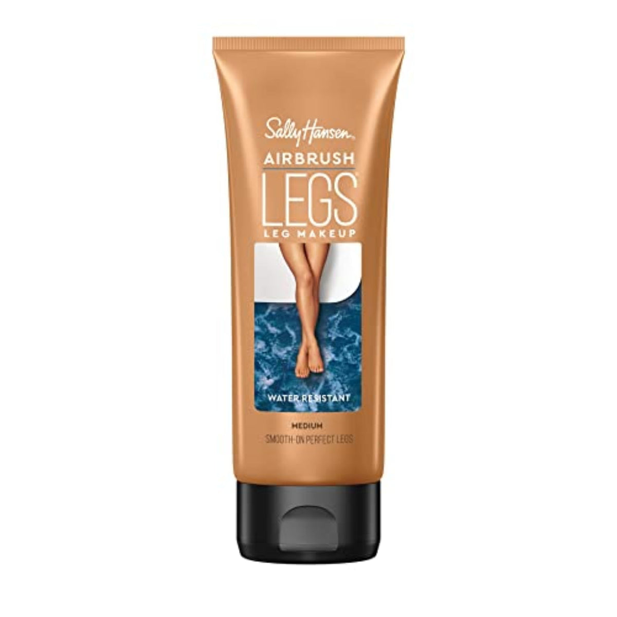 Sally Hansen front packaging showing product and benefits for flawless legs