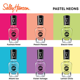 Sally Hansen top coat sealing fuchsia fever for chip-resistant long wear