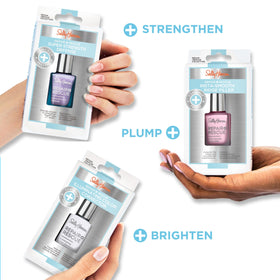 Sally Hansen in use applying ridge filler to nail for instant concealment