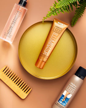 Sally Hansen lifestyle evening look showing confidence and photo-ready legs