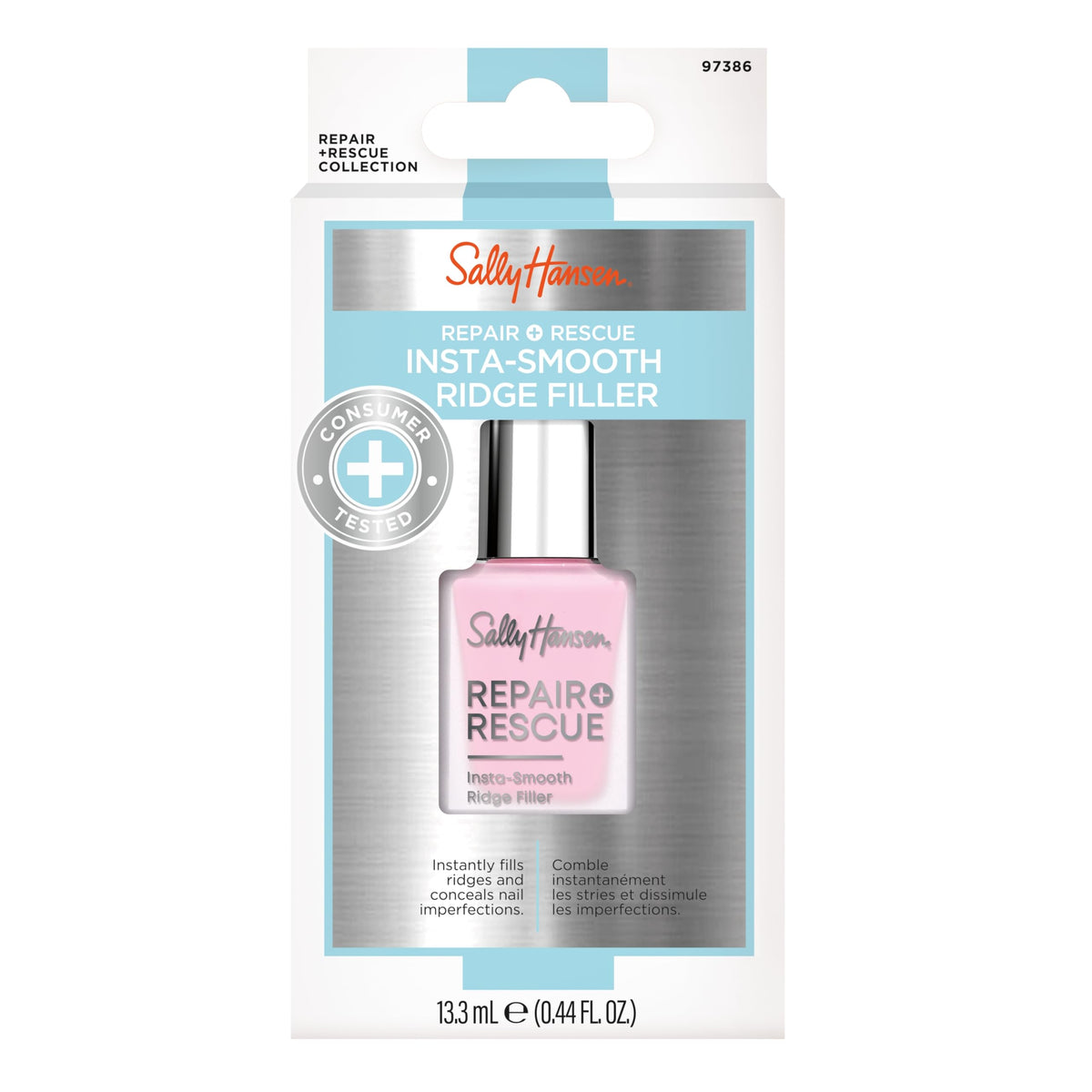 Sally Hansen lifestyle hand after application showing even, hydrated look