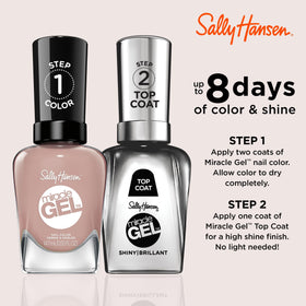 Sally Hansen Miracle Gel brush close-up delivering smooth, precise application