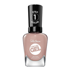 Sally Hansen Miracle Gel front packaging showing shade and finish benefits