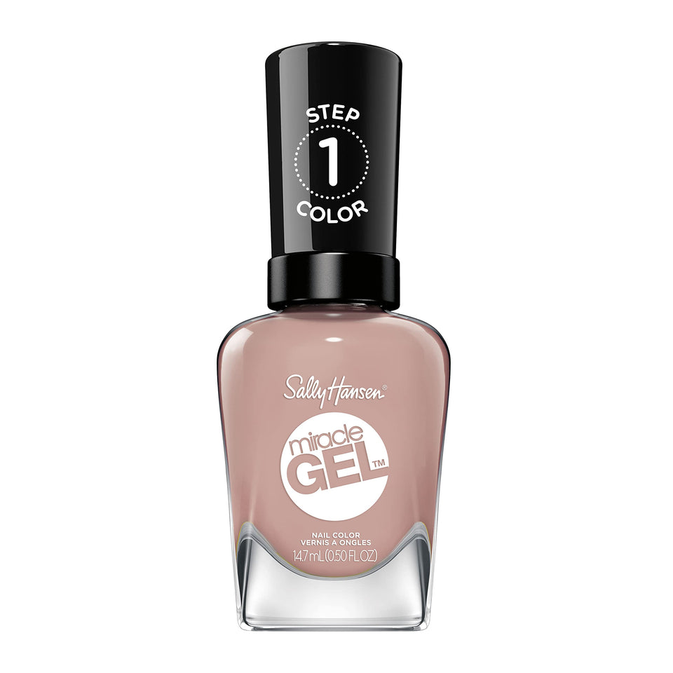 Sally Hansen Miracle Gel front packaging showing shade and finish benefits