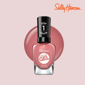 Sally Hansen brush stroke of Mauve-olous showing smooth application and even coverage